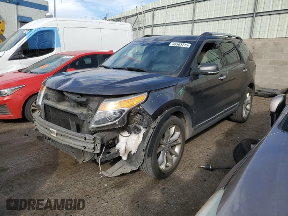 2015 Ford Explorer Limited with VIN 1FM5K7F85FGB49960, listed as a Copart auction lot 48563715 with 148,157 mi miles and Salvage Title. Bid and sale history available at carsss.com. Image 1.