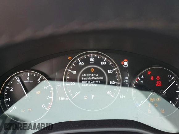 2024 Mazda CX-30 S Select Sport with VIN 3MVDMBBMXRM645541, listed as a Copart auction lot 55174835 with 18,364 mi miles and Salvage title. Bid and sale history available at DreamBid. Image 9.