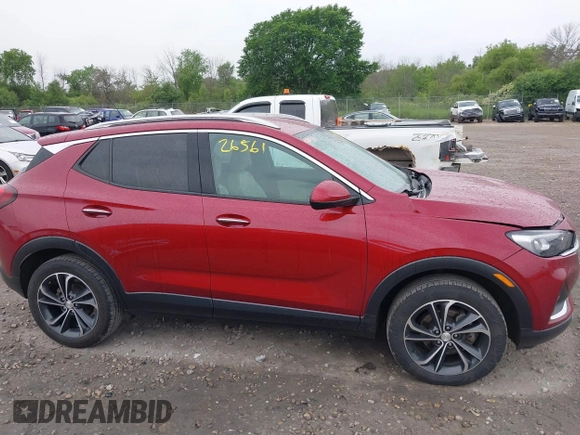2021 Buick Encore GX Essence with VIN KL4MMGSL5MB118720, listed as a IAAI auction lot 42526561 with 135,855 mi miles and . Bid and sale history available at DreamBid. Image 13.