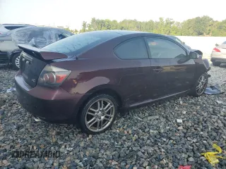 2008 Scion tC Spec with VIN JTKDE167680239778, listed as a Copart auction lot 55767875 with 188,292 mi miles and Salvage Title. Bid and sale history available at DreamBid. Image 3.