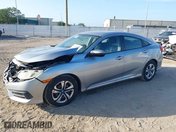 2016 Honda Civic Sedan LX with VIN 2HGFC2F53GH521270, listed as a IAAI auction lot 41953333 with 93,192 mi miles. Bid and sale history available at carsss.com. Image 17.