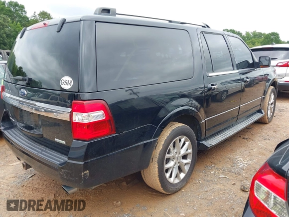 2017 Ford Expedition Max Limited with VIN 1FMJK1KT2HEA05741, listed as a IAAI auction lot 42348132 with 204,901 mi miles and . Bid and sale history available at DreamBid. Image 4.