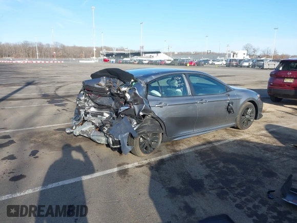 2025 Toyota Camry LE with VIN 4T1DAACK4SU551783, listed as a IAAI auction lot 41527698 with Not Provided miles and . Bid and sale history available at DreamBid. Image 4.
