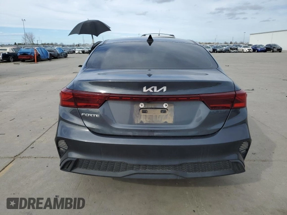 2023 Kia Forte LXS with VIN 3KPF24AD8PE544969, listed as a Copart auction lot 46434165 with 70,168 mi miles and Salvage Title. Bid and sale history available at carsss.com. Image 6.