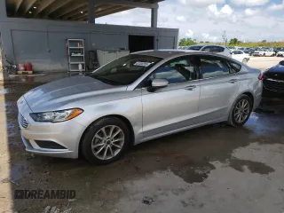 2017 Ford Fusion SE with VIN 3FA6P0HD0HR347133, listed as a Copart auction lot 62300205 with 77,082 mi miles and Salvage title. Bid and sale history available at DreamBid. Image 1.