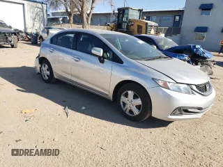 2014 Honda Civic LX with VIN 19XFB2F58EE059735, listed as a Copart auction lot 83698064 with 110,458 mi miles and Salvage Title. Bid and sale history available at carsss.com. Image 4.
