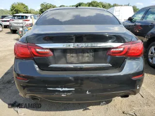 2018 Infiniti Q70 Luxe with VIN JN1BY1PP6JM330104, listed as a Copart auction lot 68830174 with 115,067 mi miles and Non repairable. Bid and sale history available at DreamBid. Image 6.
