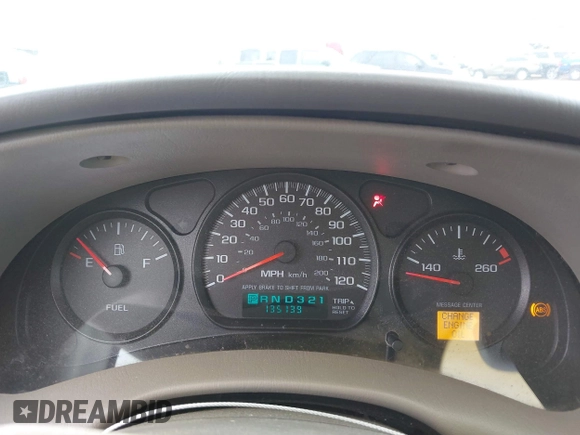 2001 Chevrolet Impala z VIN 2G1WF55E719342751, wystawiony jako IAAI lot #41730639 z przebiegiem 135 139 mil mil oraz . Historia ofert i sprzedaży dostępna na DreamBid. Obrazek 7.