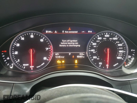 2017 Audi A6 Premium with VIN WAUF8AFC7HN088163, listed as a Copart auction lot 41495875 with 65,407 mi miles and Salvage Title. Bid and sale history available at carsss.com. Image 9.