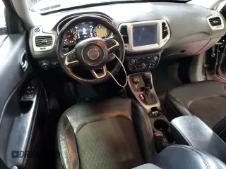 2018 Jeep Compass Latitude with VIN 3C4NJDBB1JT138725, listed as a Copart auction lot 54827685 with 87,526 mi miles and Salvage title. Bid and sale history available at DreamBid. Image 8.