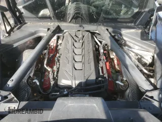 2024 Chevrolet Corvette 1LT with VIN 1G1YA2D46R5109841, listed as a Copart auction lot 43243585 with 7,840 mi miles and Salvage title. Bid and sale history available at DreamBid. Image 11.