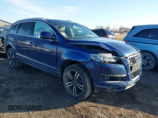 2014 Audi Q7 Premium Plus with VIN WA1LMAFE6ED007491, listed as a IAAI auction lot 41711479 with 132,834 mi miles and . Bid and sale history available at DreamBid. Image 1.