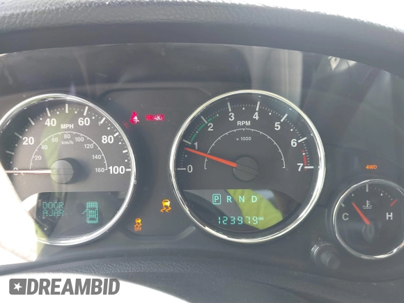 2017 Jeep Wrangler Unlimited Sahara with VIN 1C4BJWEG8HL734572, listed as a IAAI auction lot 41863636 with 123,979 mi miles. Bid and sale history available at carsss.com. Image 7.