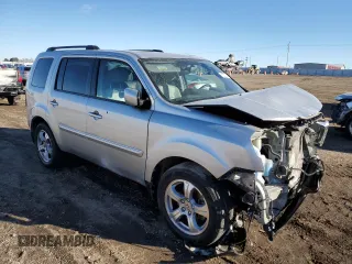 2013 Honda Pilot EX-L with VIN 5FNYF4H6XDB040076, listed as a Copart auction lot 85567384 with 162,240 mi miles and Salvage Title. Bid and sale history available at carsss.com. Image 4.