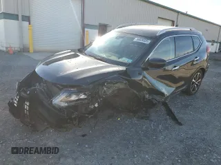 2017 Nissan Rogue SL z VIN JN8AT2MV2HW272172, wystawiony jako Copart lot #56839935 z przebiegiem 110 078 mil mil oraz Szkoda całkowita • Salvage title. Historia ofert i sprzedaży dostępna na DreamBid. Obrazek 1.