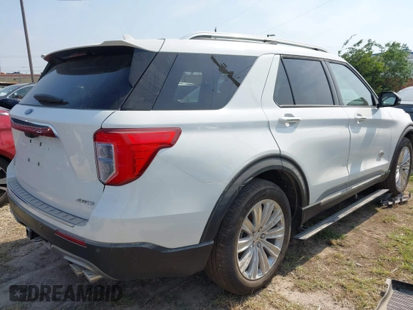 2023 Ford Explorer King Ranch z VIN 1FM5K8LC5PGB63003, wystawiony jako IAAI lot #41951954 z przebiegiem Nie podano mil oraz . Historia ofert i sprzedaży dostępna na DreamBid. Obrazek 4.