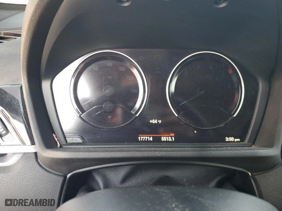 2019 BMW X1 xDrive28i with VIN WBXHT3C52K5L89624, listed as a Copart auction lot 48117115 with 177,714 mi miles and Clean Title. Bid and sale history available at carsss.com. Image 9.