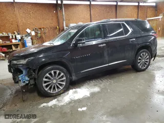 2023 Chevrolet Traverse Premier with VIN 1GNEVKKW1PJ276199, listed as a Copart auction lot 88310095 with 34,584 mi miles and Salvage Title. Bid and sale history available at carsss.com. Image 1.