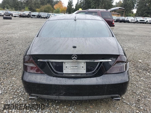 2006 Mercedes-Benz CLS-Class with VIN WDDDJ75X66A060418, listed as a Copart auction lot 76083544 with 184,316 mi miles and Salvage Title. Bid and sale history available at carsss.com. Image 6.