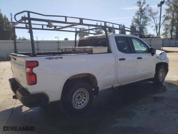 2019 Chevrolet Silverado 1500 Work Truck with VIN 1GCRYAEF7KZ363896, listed as a Copart auction lot 76528094 with 91,975 mi miles and Salvage Title. Bid and sale history available at carsss.com. Image 3.