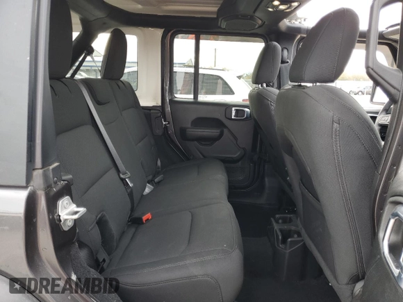 2022 Jeep Wrangler Unlimited Sport with VIN 1C4HJXDG6NW133687, listed as a Copart auction lot 46189285 with 15,083 mi miles and Salvage Title. Bid and sale history available at DreamBid. Image 11.