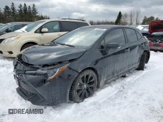 2022 Toyota Corolla Hatchback with VIN JTNK4MBE7N3186182, listed as a Copart auction lot 44306005 with 34,883 mi miles and Clean Title. Bid and sale history available at carsss.com. Image 1.