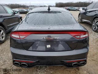 2022 Kia Stinger GT1 with VIN KNAE45LC3N6122284, listed as a Copart auction lot 39411464 with 37,891 mi miles and Salvage Title. Bid and sale history available at carsss.com. Image 6.