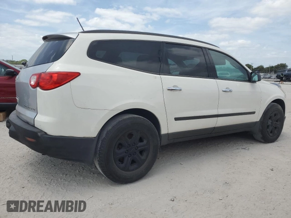 2012 Chevrolet Traverse LS with VIN 1GNKRFED8CJ161750, listed as a Copart auction lot 53997215 with 124,573 mi miles and Clean Title. Bid and sale history available at DreamBid. Image 3.