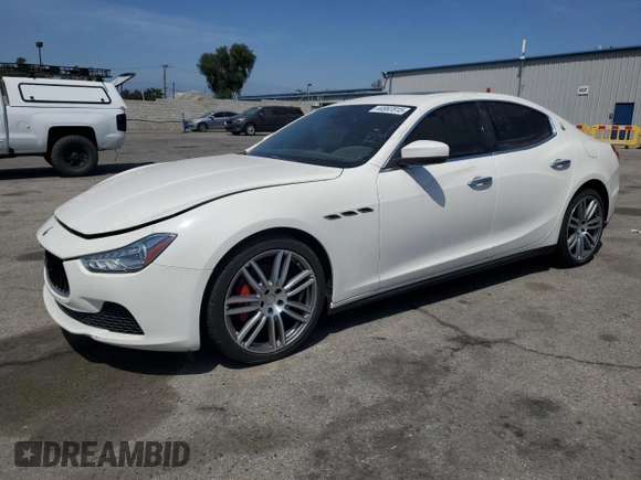 2017 Maserati Ghibli with VIN ZAM57XSAXH1198619, listed as a Copart auction lot 44997815 with 82,967 mi miles and Clean title. Bid and sale history available at DreamBid. Image 1.