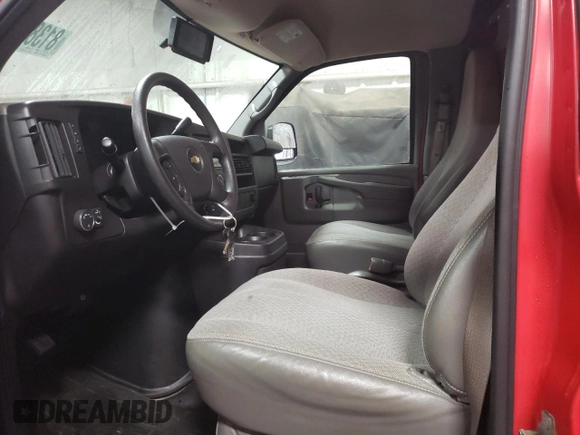 2013 Chevrolet Express Cargo Van with VIN 1GCSGAFX1D1182919, listed as a Copart auction lot 81385094 with 100,338 mi miles and Salvage Title. Bid and sale history available at carsss.com. Image 7.