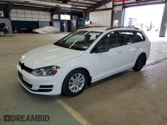 2017 Volkswagen Golf SportWagen S with VIN 3VWA17AU2HM502073, listed as a Copart auction lot 53051045 with 200,721 mi miles and Clean Title. Bid and sale history available at carsss.com. Image 1.