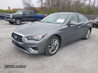 2018 Infiniti Q50 3.0t LUXE with VIN JN1EV7AR5JM441925, listed as a IAAI auction lot 41975558 with 139,243 mi miles. Bid and sale history available at carsss.com. Image 19.