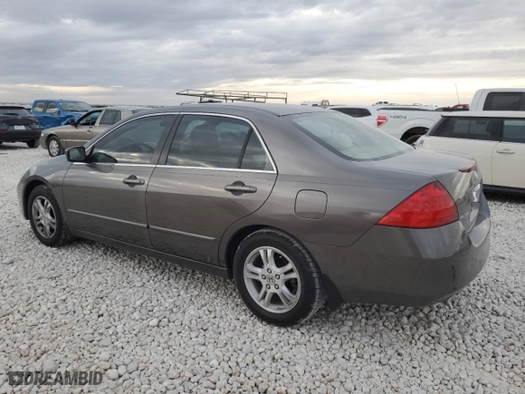 2007 Honda Accord Sdn EX with VIN 1HGCM55757A067736, listed as a Copart auction lot 83059454 with 130,399 mi miles and Salvage Title. Bid and sale history available at carsss.com. Image 2.