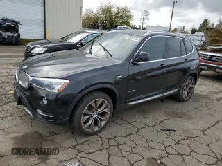 2016 BMW X3 xDrive28i with VIN 5UXWX9C58G0D84381, listed as a Copart auction lot 52954225 with 103,892 mi miles and Clean Title. Bid and sale history available at carsss.com. Image 1.