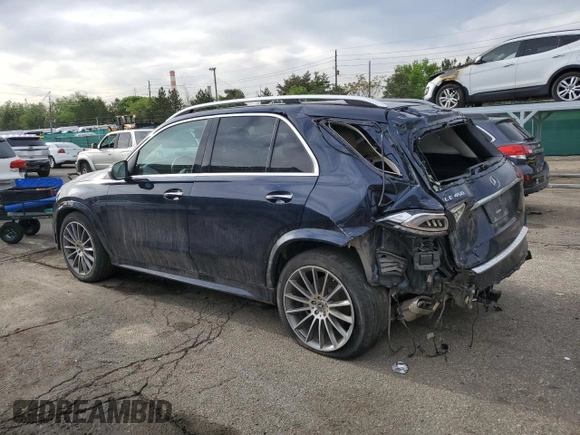 2021 Mercedes-Benz GLE 450 with VIN 4JGFB5KBXMA323998, listed as a Copart auction lot 54944405 with 62,836 mi miles and Salvage title. Bid and sale history available at DreamBid. Image 2.
