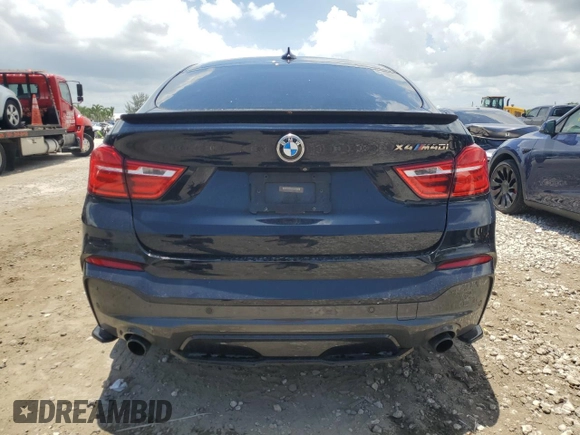 2017 BMW X4 M40i with VIN 5UXXW7C54H0U25292, listed as a Copart auction lot 61724994 with 59,046 mi miles and Non Repairable. Bid and sale history available at carsss.com. Image 6.