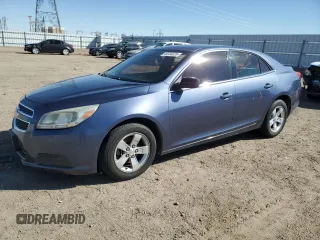2013 Chevrolet Malibu LS with VIN 1G11B5SAXDF352788, listed as a Copart auction lot 49720225 with 105,677 mi miles and Salvage Title. Bid and sale history available at DreamBid. Image 1.
