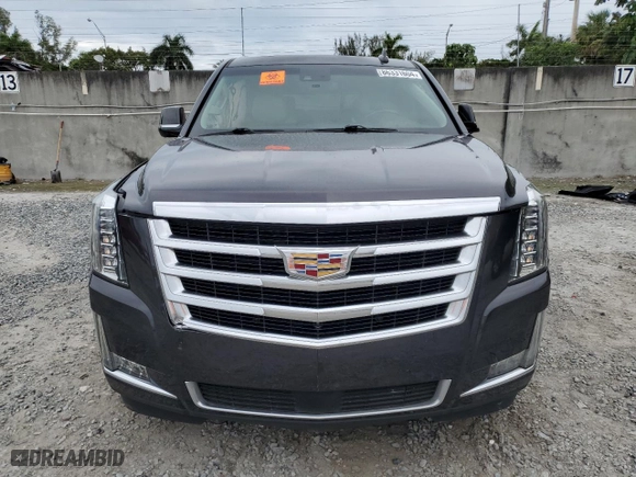 2017 Cadillac Escalade Premium Luxury with VIN 1GYS3CKJ2HR252132, listed as a Copart auction lot 86331604 with 0 mi miles and Salvage Title. Bid and sale history available at carsss.com. Image 5.