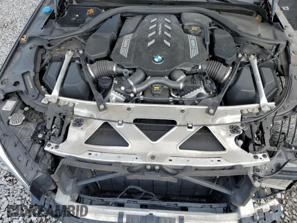 2020 BMW 7 Series 750i xDrive with VIN WBA7U2C01LGM27402, listed as a Copart auction lot 52943595 with Not provided miles and Salvage title. Bid and sale history available at DreamBid. Image 11.