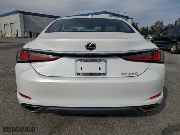 2019 Lexus ES with VIN 58ABZ1B1XKU007550, listed as a Copart auction lot 53268295 with 28,515 mi miles and Salvage Title. Bid and sale history available at carsss.com. Image 6.