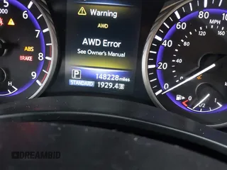 2015 Infiniti Q50 Premium with VIN JN1BV7AR4FM393974, listed as a IAAI auction lot 41874345 with 148,228 mi miles. Bid and sale history available at carsss.com. Image 15.