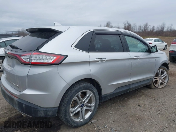2018 Ford Edge Titanium with VIN 2FMPK4K87JBB55711, listed as a IAAI auction lot 41877010 with 123,391 mi miles. Bid and sale history available at carsss.com. Image 4.