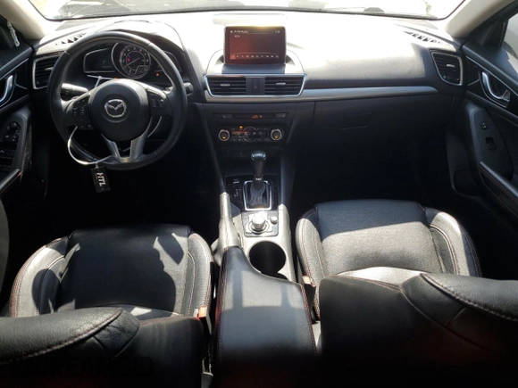 2014 Mazda 3 S Grand Touring with VIN JM1BM1W35E1203455, listed as a Copart auction lot 52094705 with 100,026 mi miles and Salvage Title. Bid and sale history available at DreamBid. Image 8.