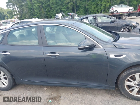 2016 Kia Optima LX with VIN 5XXGT4L36GG022483, listed as a IAAI auction lot 42533742 with 98,385 mi miles and . Bid and sale history available at DreamBid. Image 13.
