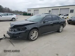 2016 Chevrolet Impala LTZ z VIN 2G1WC5E39G1116208, wystawiony jako Copart lot #45998545 z przebiegiem 128 711 mil mil oraz Szkoda całkowita • Salvage title. Historia ofert i sprzedaży dostępna na DreamBid. Obrazek 1.