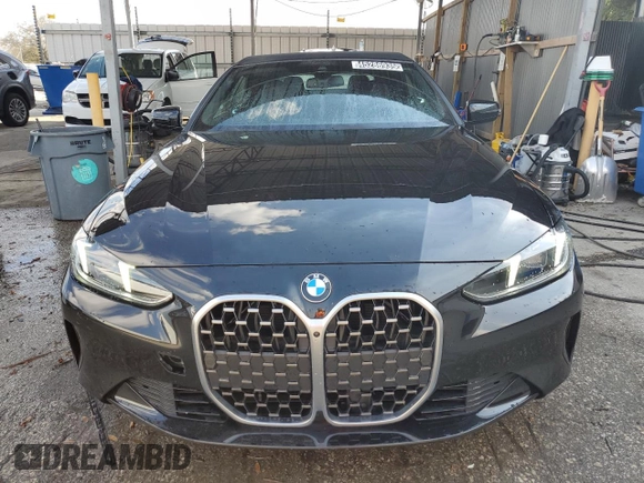 2025 BMW 4 Series 430i with VIN WBA33DB02SCT66047, listed as a Copart auction lot 45286935 with 6,291 mi miles and Clean title. Bid and sale history available at DreamBid. Image 5.