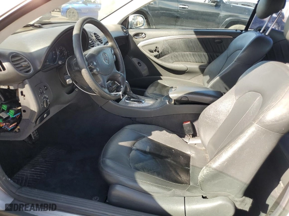 2003 Mercedes-Benz CLK-Class 3.2L with VIN WDBTJ65J03F062500, listed as a Copart auction lot 46265555 with 194,196 mi miles and Salvage Title. Bid and sale history available at carsss.com. Image 7.