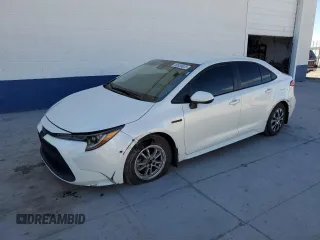 2021 Toyota Corolla Hybrid LE with VIN JTDEAMDE2MJ030570, listed as a Copart auction lot 50530625 with 80,249 mi miles and Salvage Title. Bid and sale history available at carsss.com. Image 1.