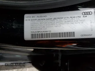2018 Audi A6 с VIN WAUG3BFC6JN088122, выставлен на аукционе Copart как лот 37929554 с пробегом 92 960 миль миль и . История ставок и продаж доступна на DreamBid. Изображение 12.