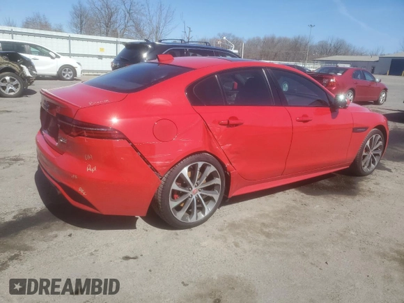2020 Jaguar XE R-Dynamic S z VIN SAJAT4GX3LCP58893, wystawiony jako Copart lot #48403535 z przebiegiem 72 846 mil mil oraz Szkoda całkowita • Salvage title. Historia ofert i sprzedaży dostępna na DreamBid. Obrazek 3.